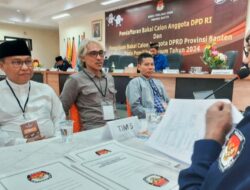 Lengser dari DPRD Banten, Eks Ketua PKS Ini Resmi Mendaftarkan diri Maju Ke DPD-RI