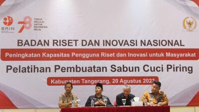 Program Kerja Mitra Komisi VII anggota DPR RI dengan BRIN disambut Antusias Masyarakat Kota Tangerang