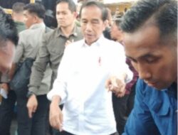 Kunjungan Presiden RI Joko Widodo ke Pasar Rangka ingin Mengetahui harga Sembako dan Harga beras di Kabupaten Karawang