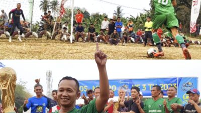 Demokrat Hadiahkan Turnamen Sepak Bola Dalam Rangka Anniversary OS METRO Kebon Nanas yang ke-3,