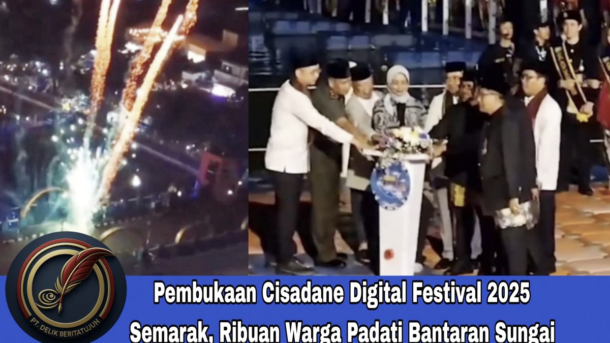 Pembukaan Cisadane Digital Festival 2025 Semarak, Ribuan Warga Padati Bantaran Sungai